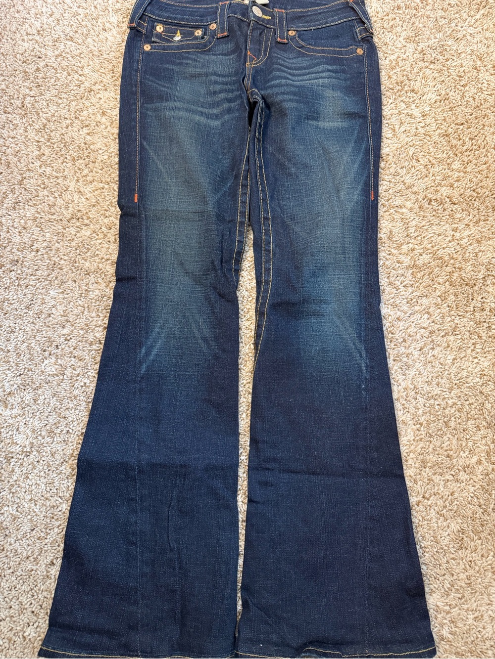 True religion vtg USA Women’s Dark Blue Flared Jeans